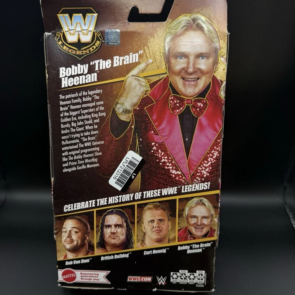 WWE Mattel Elite Legends 29 Bobby The Brain Heenan Wrestling Action Figure B✅Des